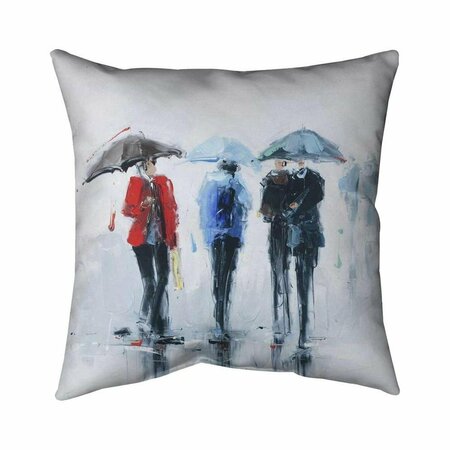 FONDO 20 x 20 in. Spring Shower-Double Sided Print Indoor Pillow FO2795812